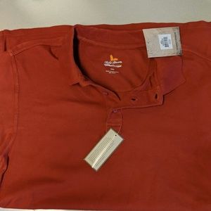 Men's pompeian red polo